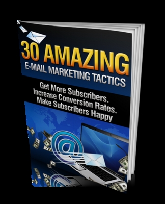 Product picture 30 Amazing Email Marketing Tactics With MRR